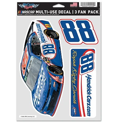 WinCraft Rajah Caruth Three-Piece Fan Decal Set