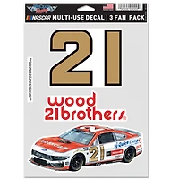 WinCraft Josh Berry Three-Piece Fan Decal Set