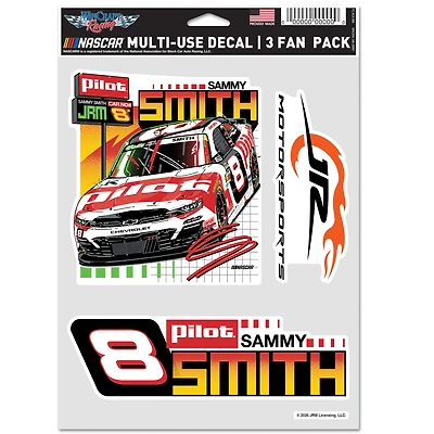 WinCraft Sammy Smith Three-Piece Fan Decal Set