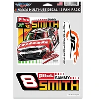 WinCraft Sammy Smith Three-Piece Fan Decal Set