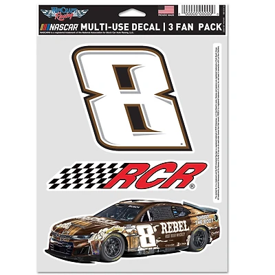 WinCraft Kyle Busch Three-Piece Fan Decal Set