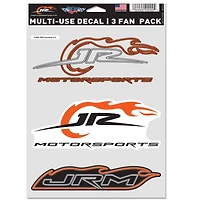 WinCraft JR Motorsports Three-Piece Fan Decal Set