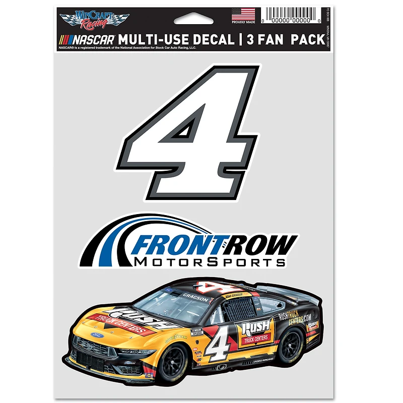 WinCraft Noah Gragson Three-Piece Fan Decal Set