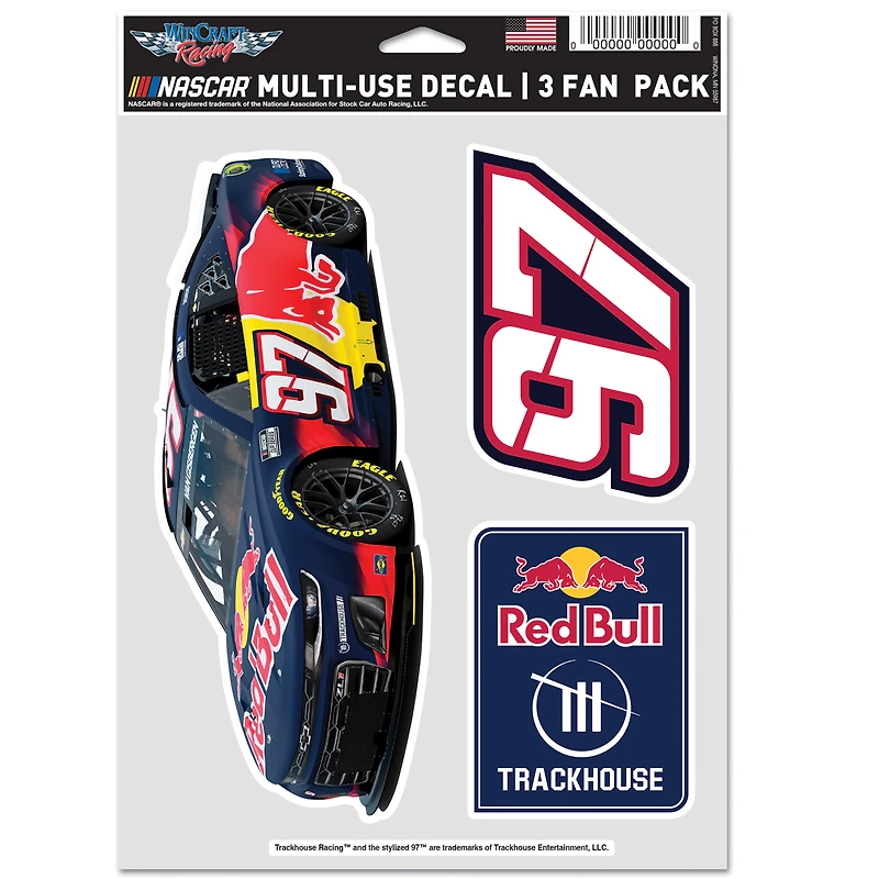 WinCraft Shane van Gisbergen Three-Piece Fan Decal Set