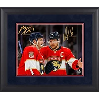 Aleksander Barkov & Matthew Tkachuk Florida Panthers Facsimile Signature Framed 11" x 14" Spotlight Photograph
