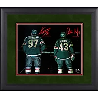 Quinn Hughes & Kirill Kaprizov Minnesota Wild Facsimile Signature Framed 11" x 14" Spotlight Photograph