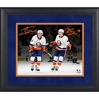 Matthew Schaefer & Mathew Barzal New York Islanders Facsimile Signature Framed 11" x 14" Spotlight Photograph
