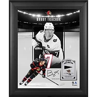 Brady Tkachuk Ottawa Senators Facsimile Signature Framed 11" x 14" Showcase Collage with a Piece of Game-Used Puck - Limited Edition of 250