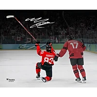 Mitch Marner Hockey Canada Autographed 8" x 10" 2026 Winter Olympics Quarterfinals OT GWG Photograph