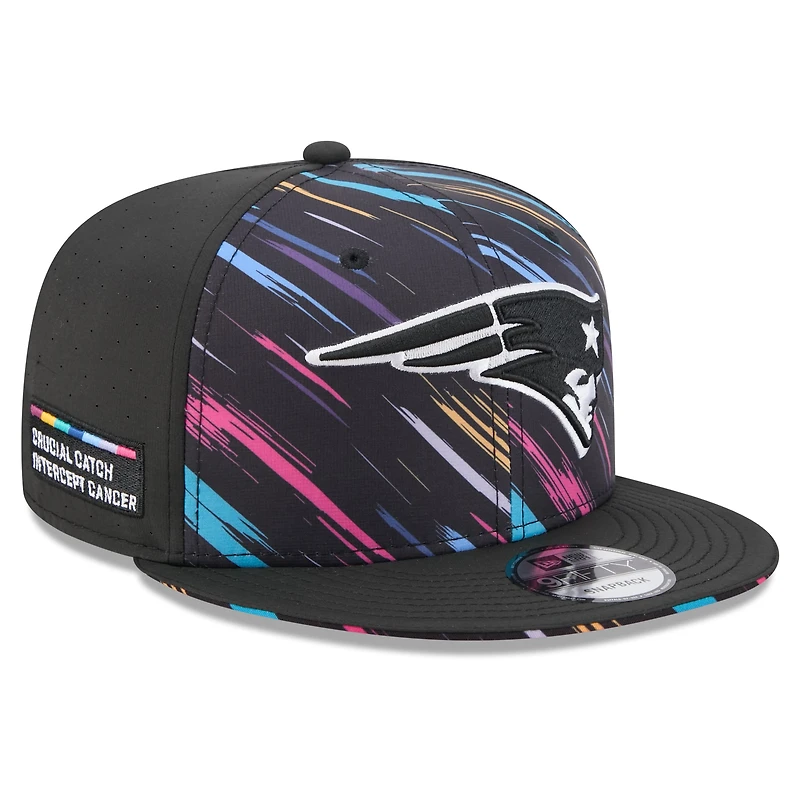 Men's New Era Black New England Patriots 2026 NFL Crucial Catch 9FIFTY Snapback Hat