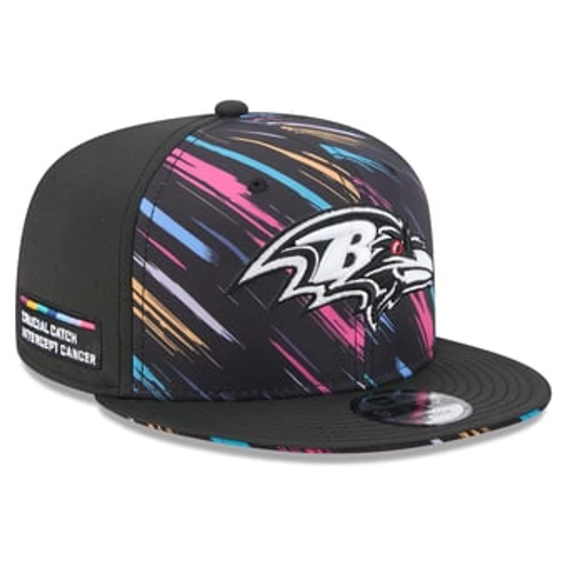 Men's New Era Black Baltimore Ravens 2026 NFL Crucial Catch 9FIFTY Snapback Hat