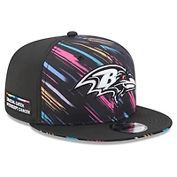Men's New Era Black Baltimore Ravens 2026 NFL Crucial Catch 9FIFTY Snapback Hat