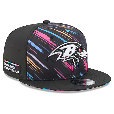 Men's New Era Black Baltimore Ravens 2026 NFL Crucial Catch 9FIFTY Snapback Hat
