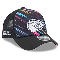 Men's New Era Black Kansas City Chiefs 2026 NFL Crucial Catch 9FORTY Apex Adjustable Hat