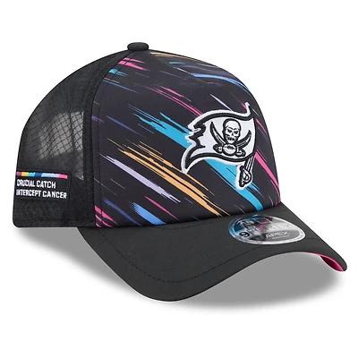 Men's New Era Black Tampa Bay Buccaneers 2026 NFL Crucial Catch 9FORTY Apex Adjustable Hat
