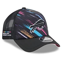 Men's New Era Black Buffalo Bills 2026 NFL Crucial Catch 9FORTY Apex Adjustable Hat