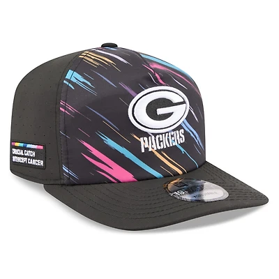 Men's New Era Black Green Bay Packers 2026 NFL Crucial Catch 19TWENTY Adjustable Hat
