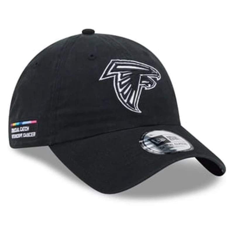Men's New Era Black Atlanta Falcons 2026 NFL Crucial Catch Casual Classic Adjustable Hat