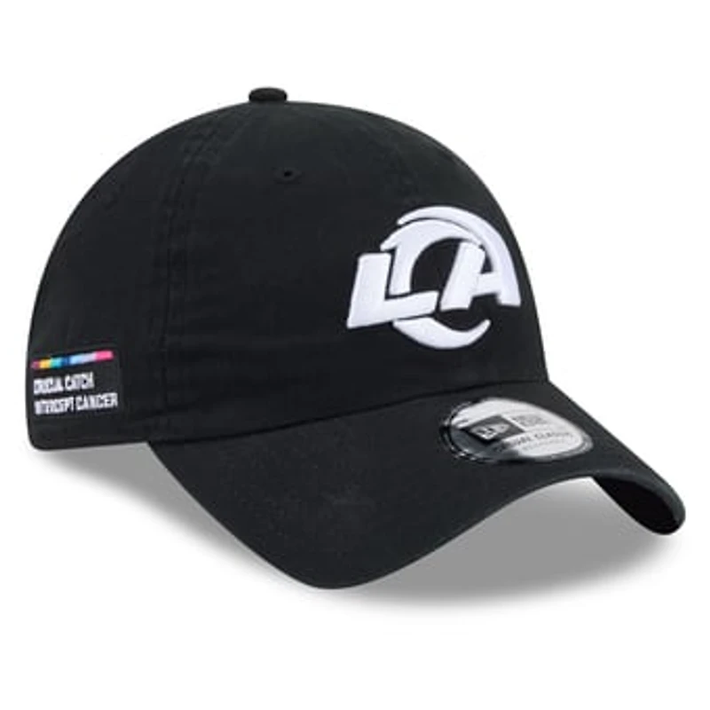 Men's New Era Black Los Angeles Rams 2026 NFL Crucial Catch Casual Classic Adjustable Hat