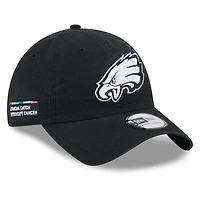 Men's New Era Black Philadelphia Eagles 2026 NFL Crucial Catch Casual Classic Adjustable Hat