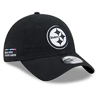 Men's New Era Black Pittsburgh Steelers 2026 NFL Crucial Catch Casual Classic Adjustable Hat