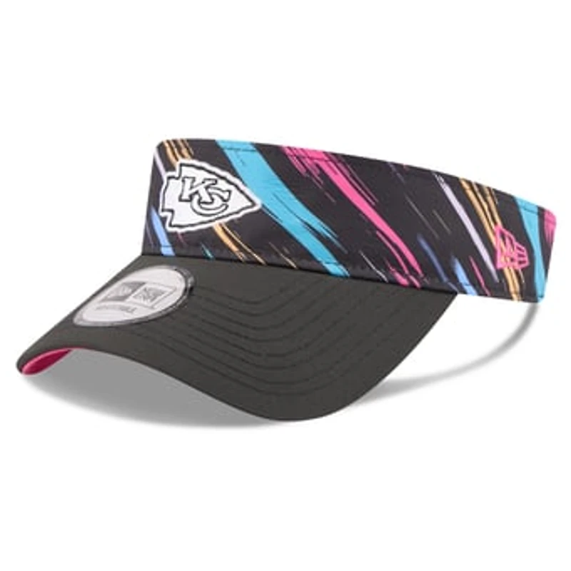 Men's New Era Black Kansas City Chiefs 2026 NFL Crucial Catch Adjustable Visor