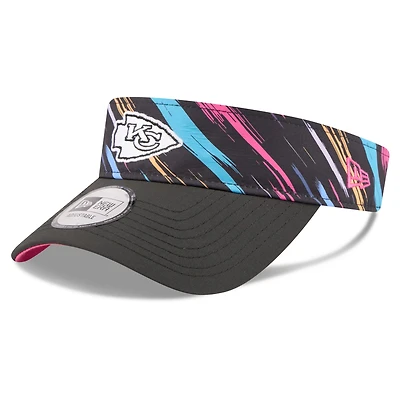 Men's New Era Black Kansas City Chiefs 2026 NFL Crucial Catch Adjustable Visor