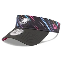 Men's New Era Black Philadelphia Eagles 2026 NFL Crucial Catch Adjustable Visor