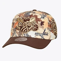 Unisex Mitchell & Ness Camo Charlotte Hornets Leaf Camo Pro Adjustable Hat