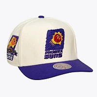 Unisex Mitchell & Ness Cream Phoenix Suns Cream Team Pro Adjustable Hat