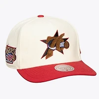 Unisex Mitchell & Ness Cream Philadelphia 76ers Cream Team Pro Adjustable Hat