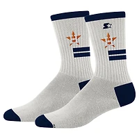 Unisex PRO Compression  Cream Houston Astros Premiere Cushioned Crew Socks