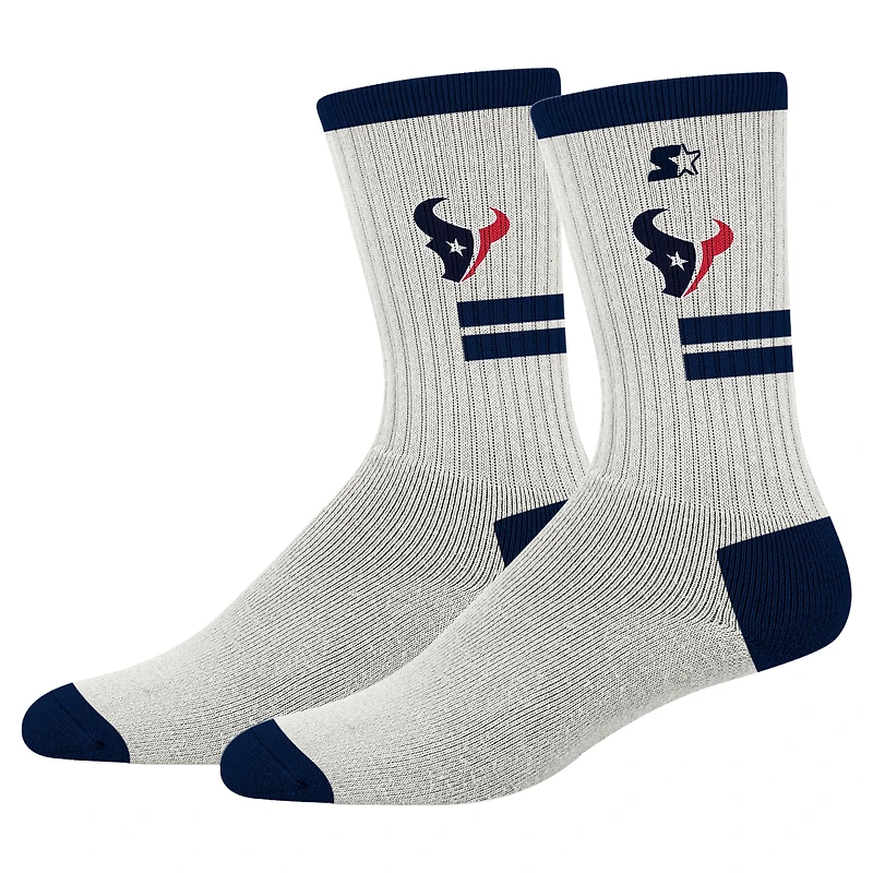 Unisex PRO Compression Cream Houston Texans Premiere Cushioned Crew Socks