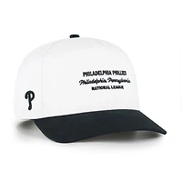 Men's '47 White/Black Philadelphia Phillies Contemporary Two-Tone Hitch Adjustable Hat