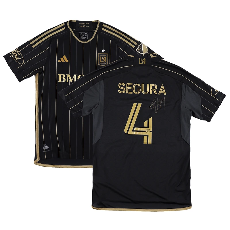 Eddie Segura LAFC Autographed Match-Used #4 Jersey from the 2025 MLS Season