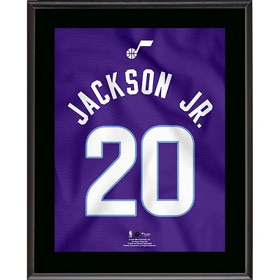 Jaren Jackson Jr. Utah Jazz 10.5" x 13" Jersey Number Sublimated Player Plaque