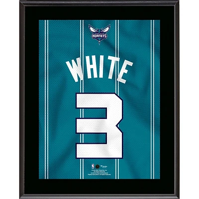 Coby White Charlotte Hornets 10.5" x 13" Jersey Number Sublimated Player Plaque