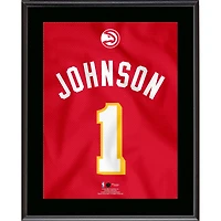 Jalen Johnson Atlanta Hawks 10.5" x 13" Jersey Number Sublimated Player Plaque