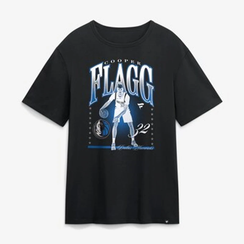 Men's Cooper Flagg Black Dallas Mavericks Hype T-Shirt