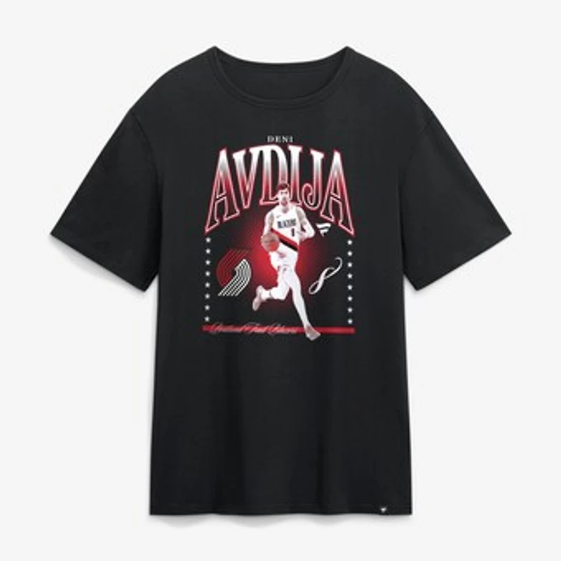Men's Deni Avdija Black Portland Trail Blazers Hype T-Shirt