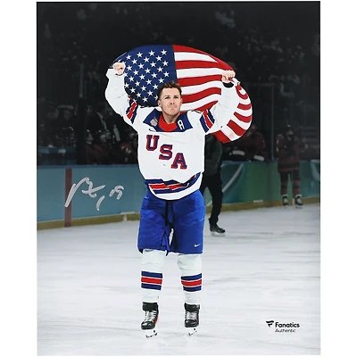 Matthew Tkachuk Team USA Autographed 8" x 10" 2026 Winter Olympics Gold Medal Winner Photograph