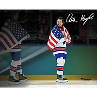 Quinn Hughes Team USA Autographed 8" x 10" 2026 Winter Olympics Gold Medal Winner Photograph