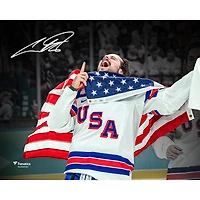 Auston Matthews Team USA Autographed 8" x 10" 2026 Winter Olympics Gold Medal Winner Photograph