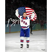 Matthew Tkachuk Team USA Autographed 16" x 20" 2026 Winter Olympics Gold Medal Winner Photograph