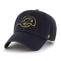 Men's '47  Navy Los Angeles Rams Rivalries Collection Clean Up Adjustable Hat