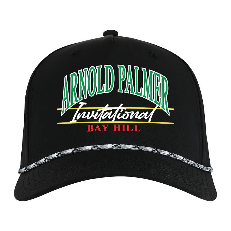 Men's Ahead Black Arnold Palmer Invitational Alto Rope Adjustable Hat