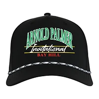 Men's Ahead Black Arnold Palmer Invitational Alto Rope Adjustable Hat