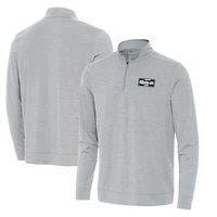 Men's Antigua  Heather Gray 2026 O'Reilly Auto Parts Series Bright Quarter-Zip Top
