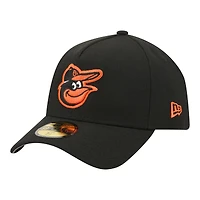 Men's New Era  Black Baltimore Orioles A-Frame 59FORTY Fitted Hat
