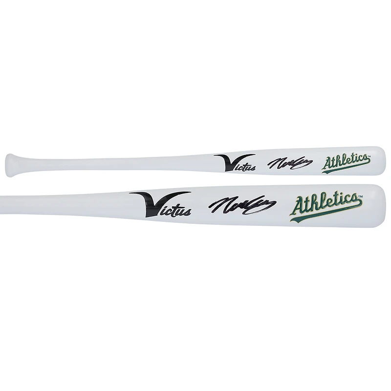 Nick Kurtz Athletics Autographed Victus Team ID Mini Bat